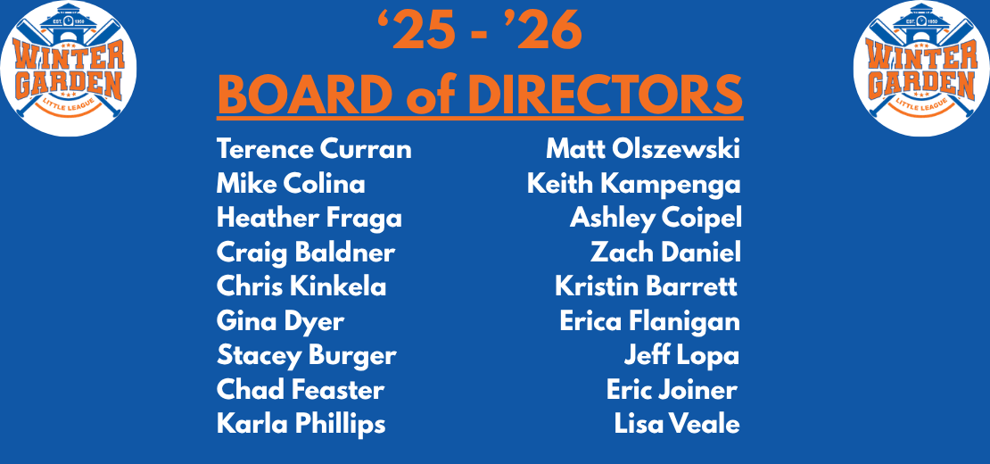 2025 - 2026 Board of Directors